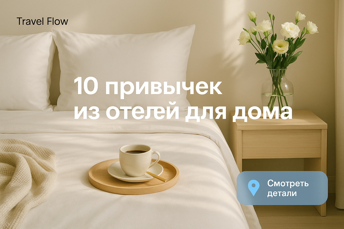 Обложка для статьи - "💫 Настоящая роскошь — это не мрамор, а ощущение покоя" | Travel Flow