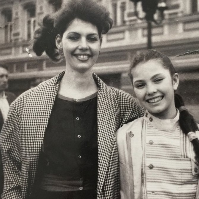 Янина Соколовская с мамой