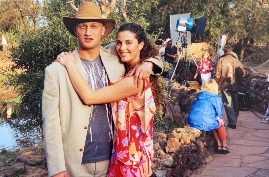 Янина Соколовская на съёмках сериала «Убойная сила»