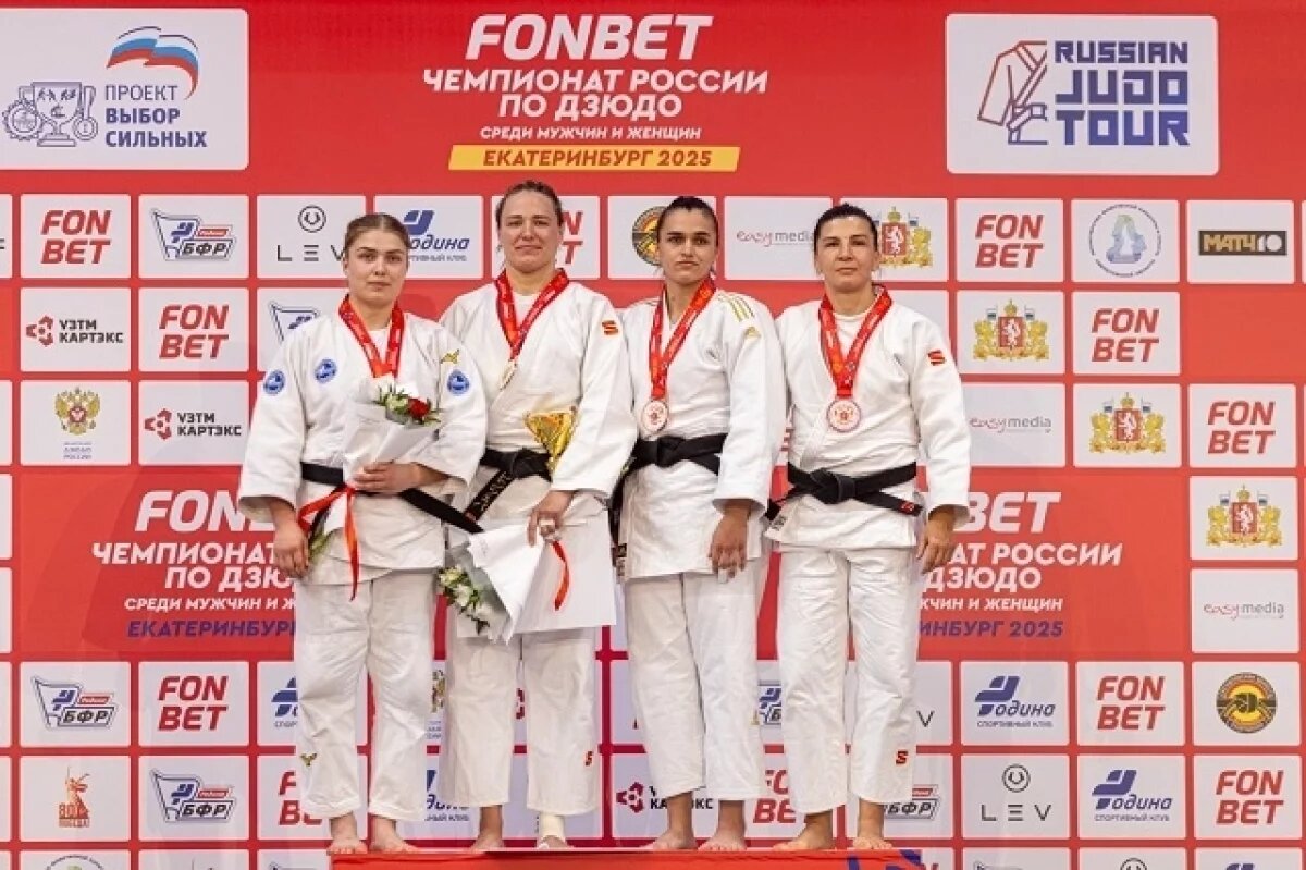    Свердловские дзюдоисты уже получили первые медали на Чемпионате России