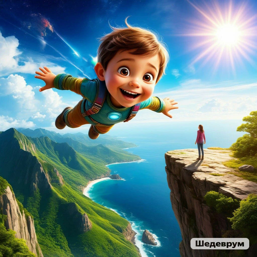 Душа ищет свою новую маму на планете Земля. Создано в Шедеврум