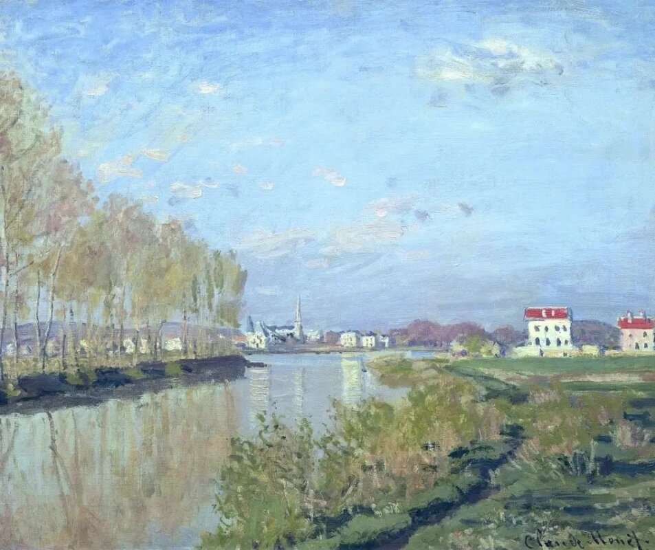 Сена в Аржантее. К. Моне