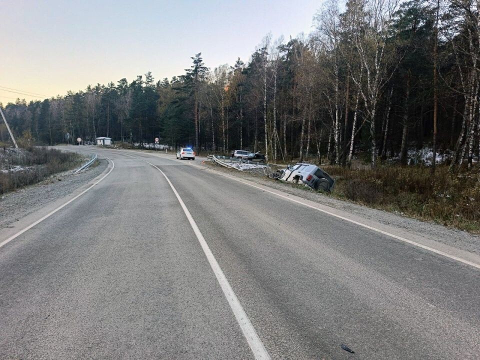    ДТП вблизи поселка Известковый. Источник: МВД по Республике Алтай