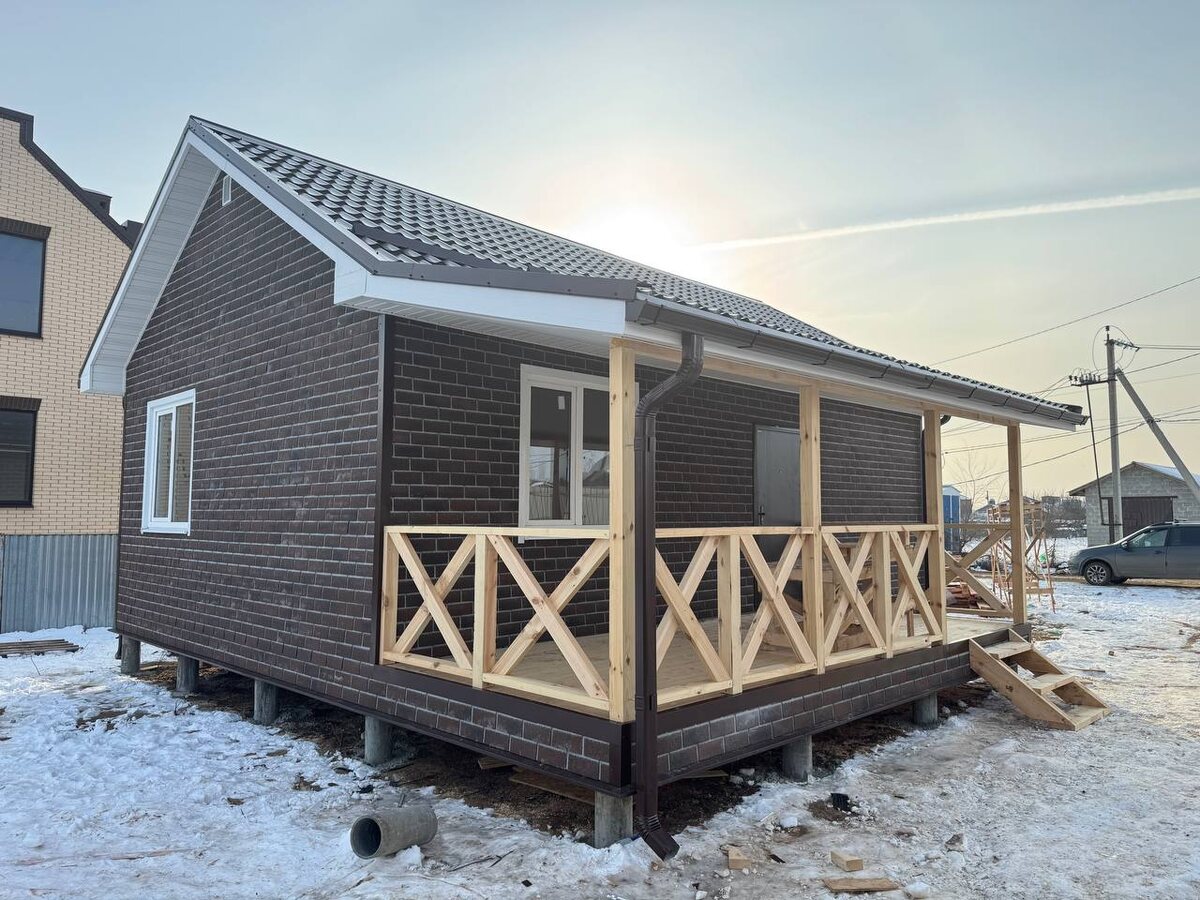 Еще один домик построенный нами