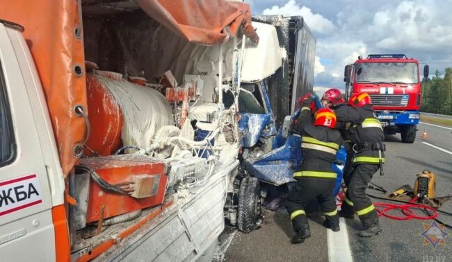 Работа спасателей Брестского областного УМЧС