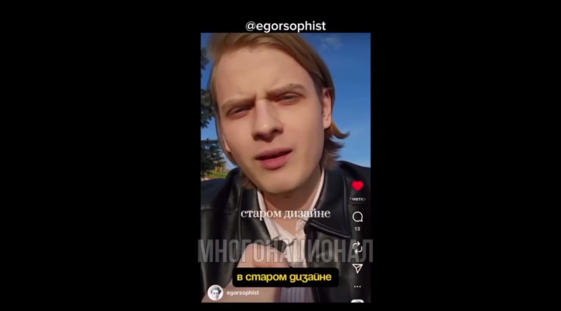    Скриншот: Telegram/"Многонационал"