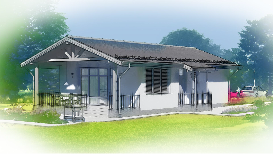 Вот такой домик был результатом моей работы