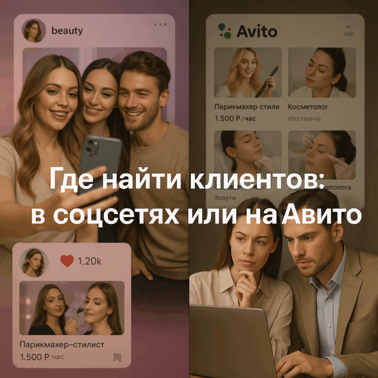    Где искать клиентов: Авито против соцсетей — как выбрать оптимальный канал для стабильного потока заказов? admin