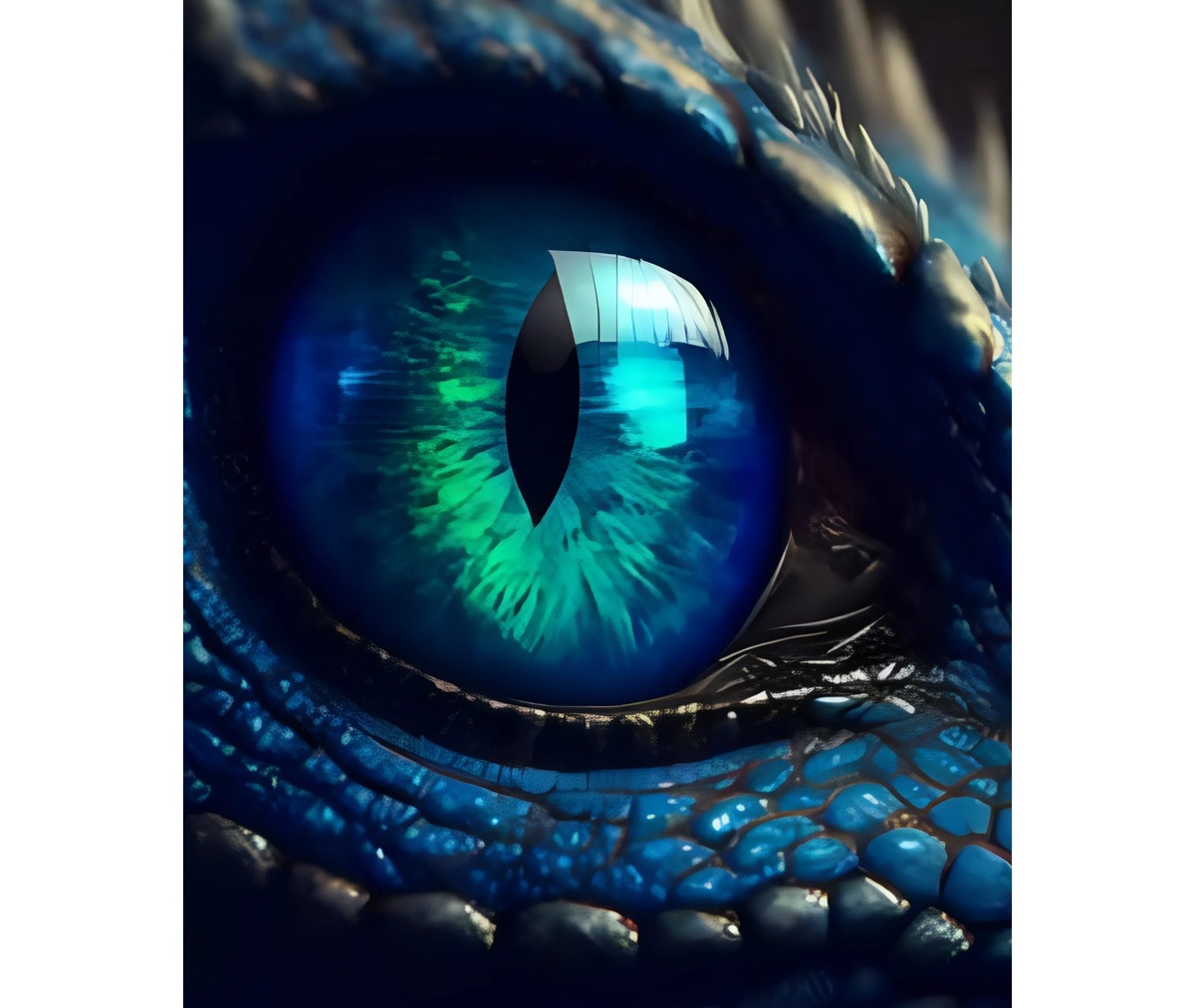 Глаз японского дракона в натуральную величину😉