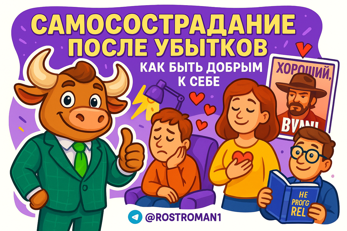    Самосострадание после убытков: почему жесткая самокритика крадет ваш трейдинг РоСТ | Роман о Системном Трейдинге