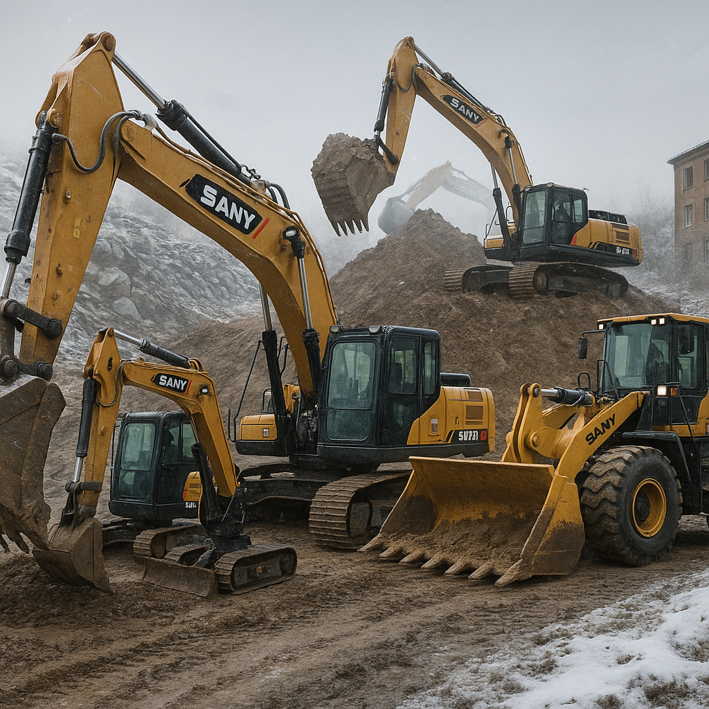    Спецтехника SANY для России: лучшие модели экскаваторов и погрузчиков под дороги, карьеры и коммунальные работы с учётом климата и регионов admin