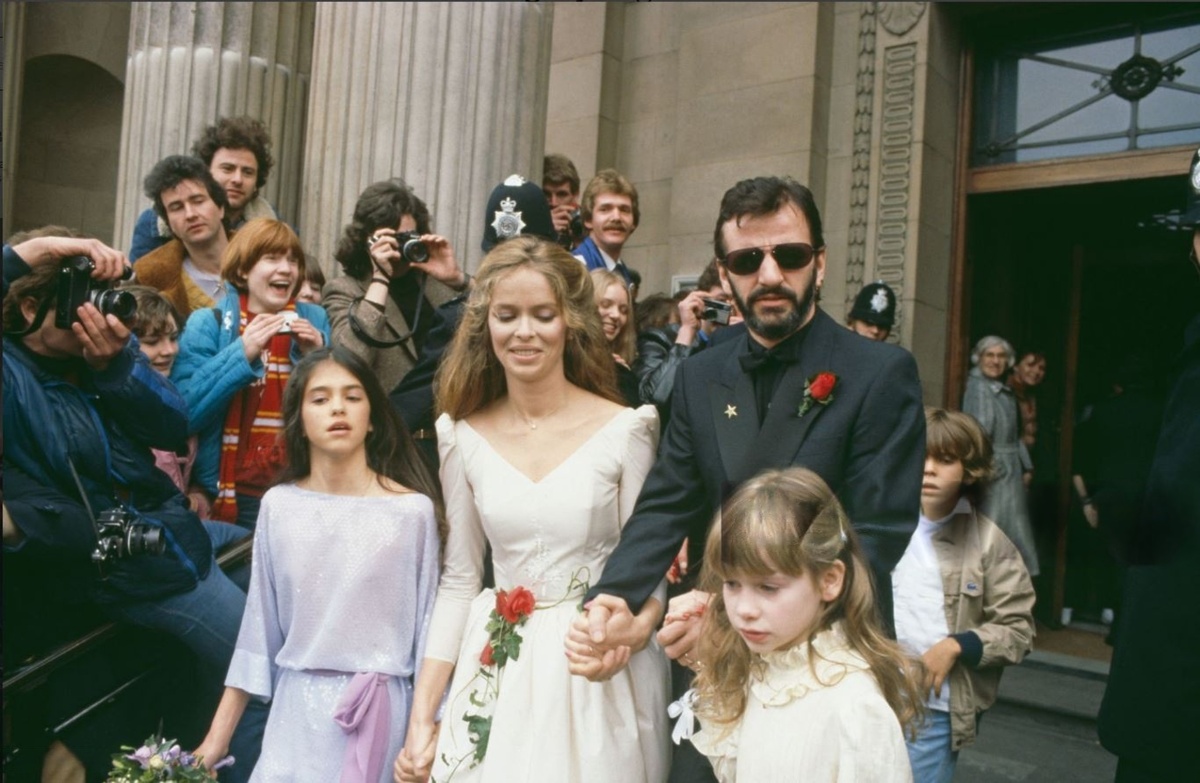 Свадебные фотографии Ринго Старра и Барбары Бах. 27 апреля 1981 года.  Фотограф Брайан Колтон.