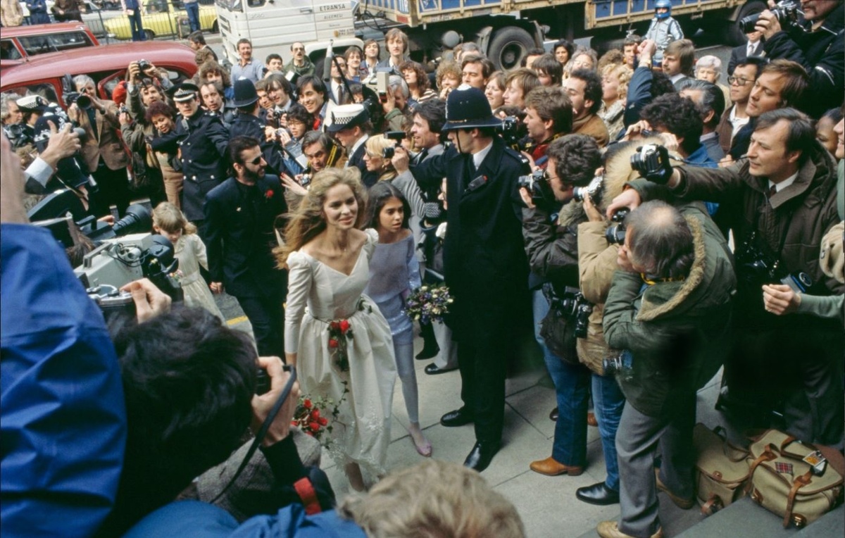 Свадебные фотографии Ринго Старра и Барбары Бах. 27 апреля 1981 года.  Фотограф Брайан Колтон.