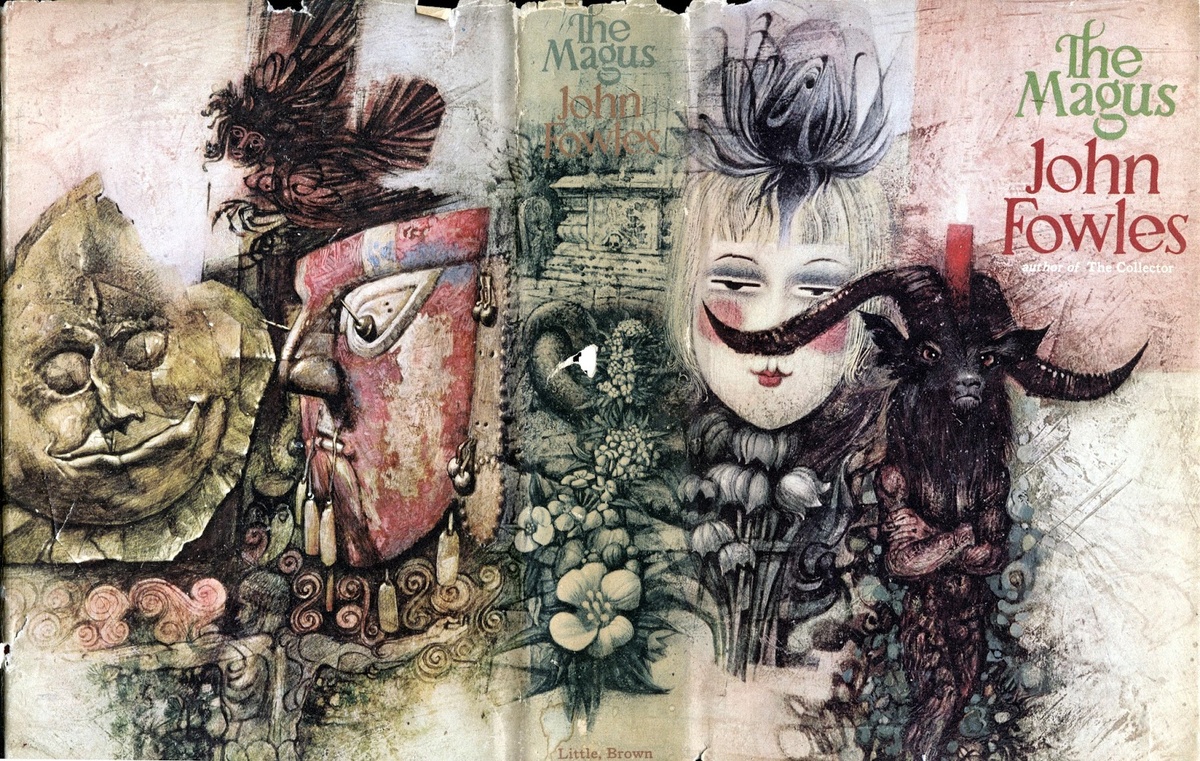 Джон Фаулз. Волхв. Обложка романа. 1965