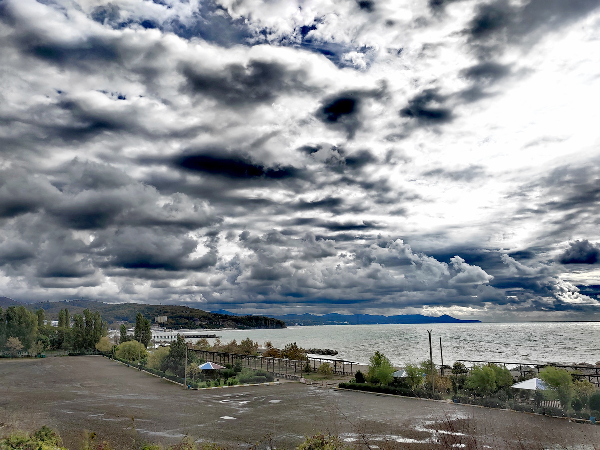 Пейзаж на въезде в село Лермонтово. Хоть картину пиши! Фото автора