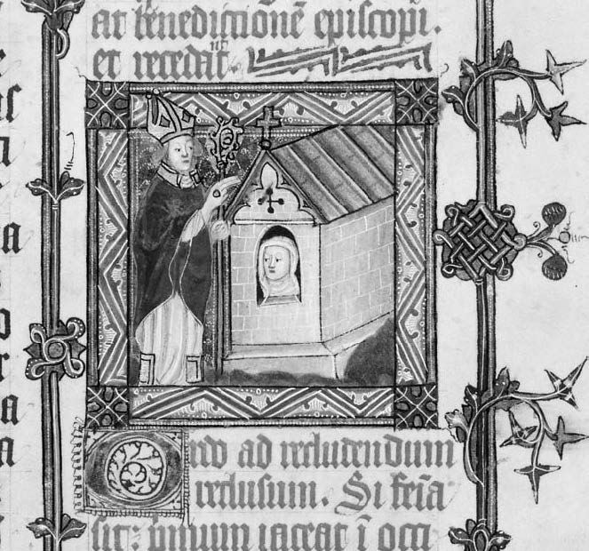 Кристина стала отшельницей, добровольно затворившись в келье, чтобы созерцать Бога. 