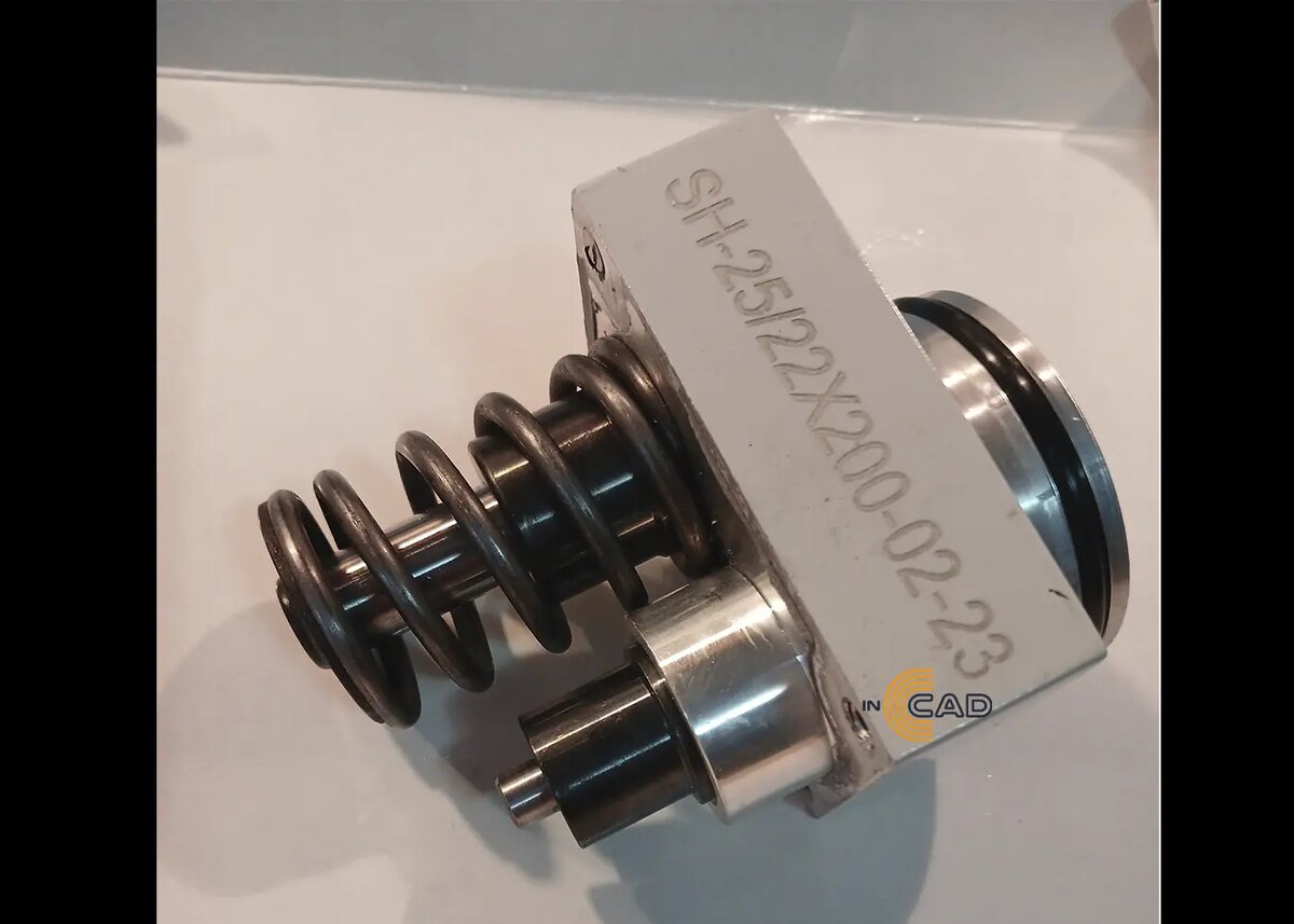 Узел гидроцилиндра для реверс-инжиниринга