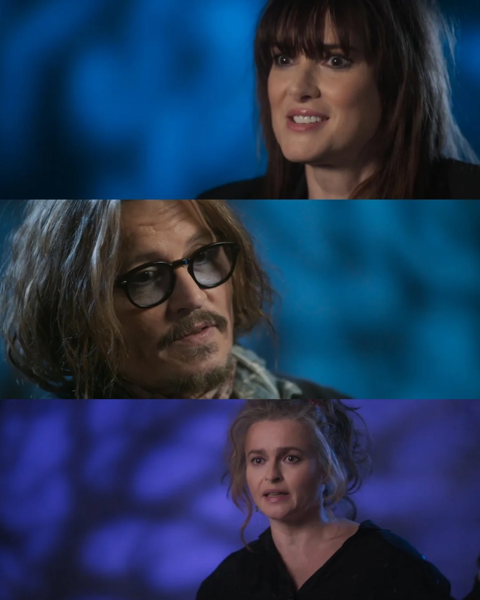 Вайнона Райдер, Джонни Депп и Хелена Бонэм Картер говорят о Тиме Бёртоне