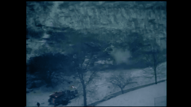 Вид с вертолёта на место крушения. (WCBO 9 News)