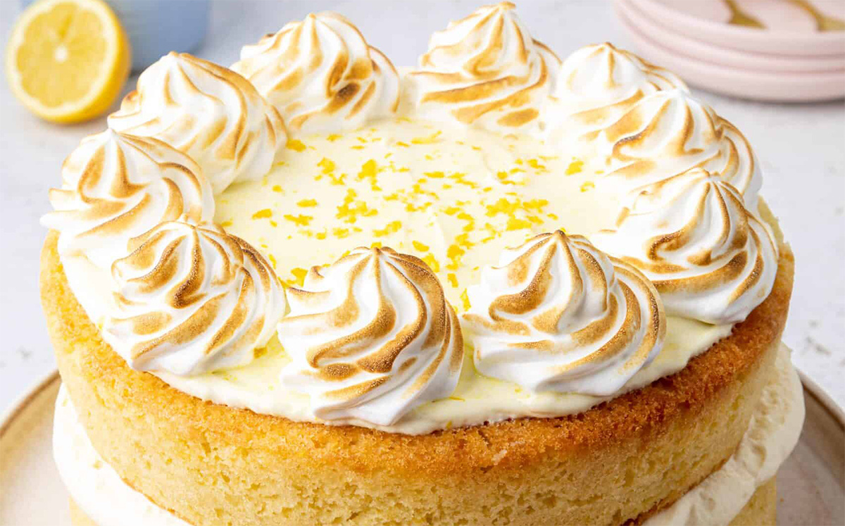Лимонный торт