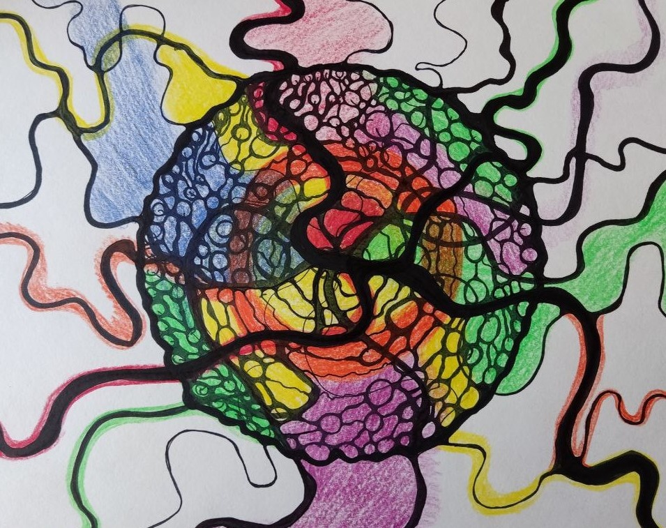 Рисунок Натальи на мастер-классе