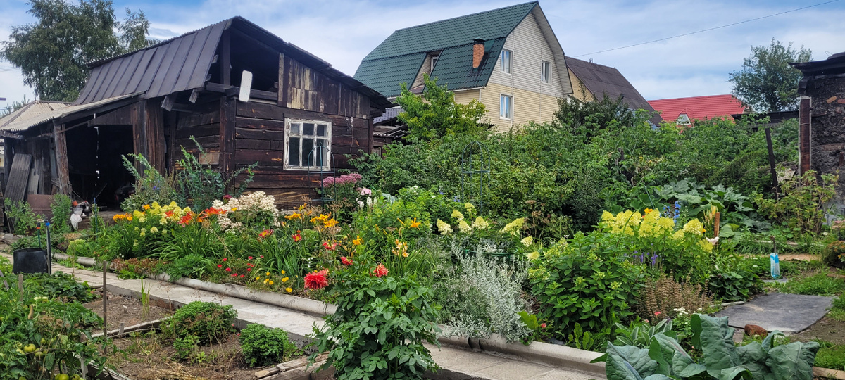 Когда уже что-то сделано, но до построек руки еще не добрались...