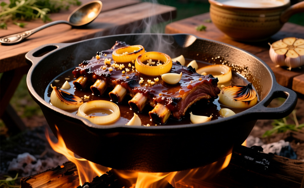 Ребрышки в пивном маринаде