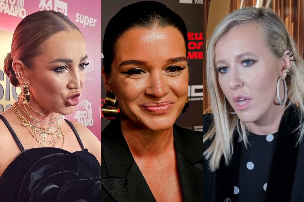 Ольга Бузова, Ксения Бородина и Ксения Собчак. Фото: Феликс Грозданов / Клео.ру 