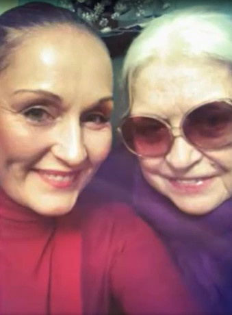    Лидия Федосеева-Шукшина с дочерью. Фото: Телеграм