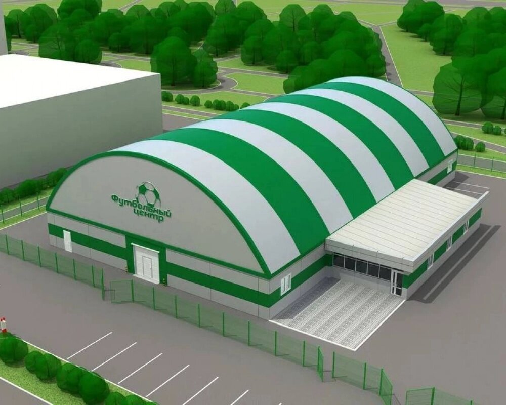    Проект внешнего вида будущего манежа. Фото: Министерство спорта Калужской области