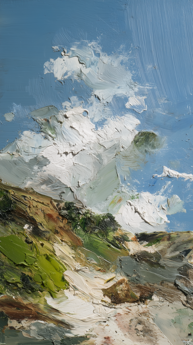 Облако над холмом