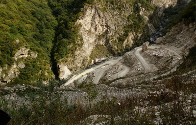 В этих местах обрываются следы Марии Устюжаниновой. Источник: visit-alania.ru