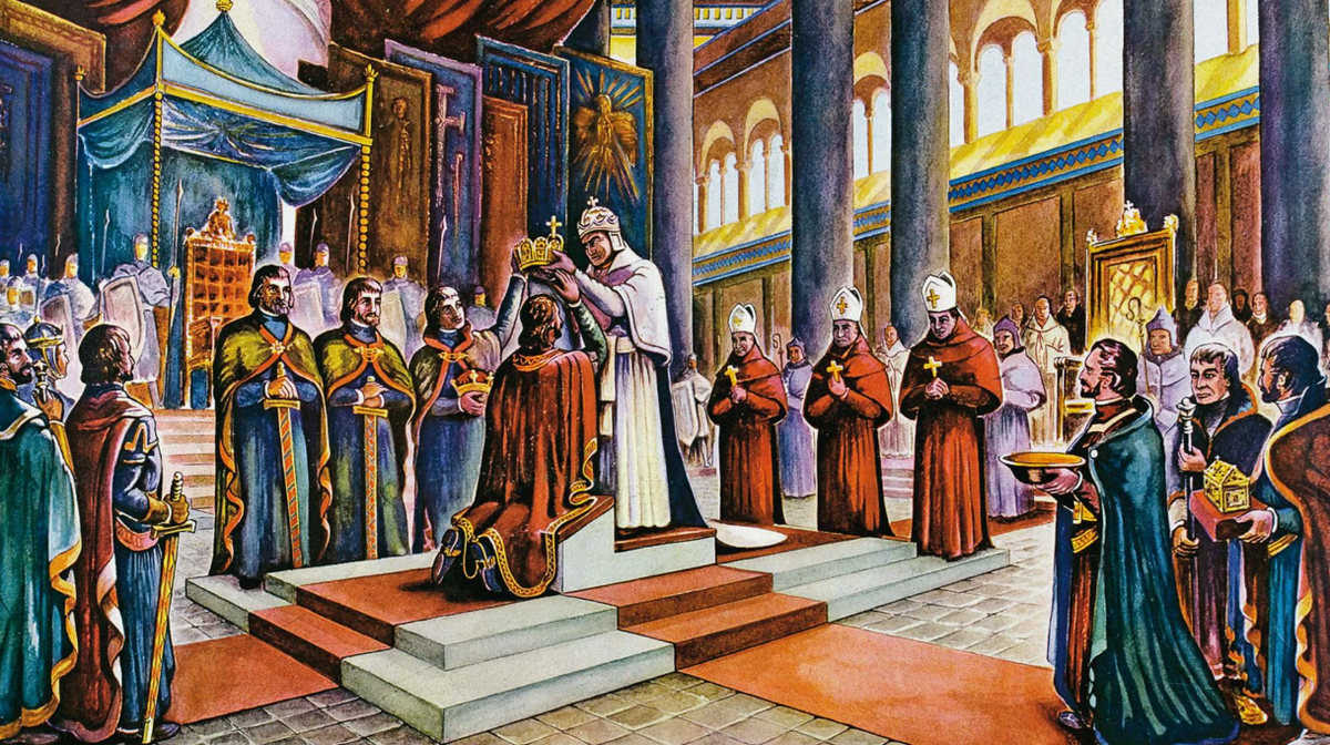 Коронация Оттона 1 императором священной римской империи
