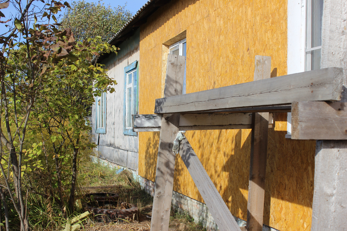 Восстановление старого деревенского дома 