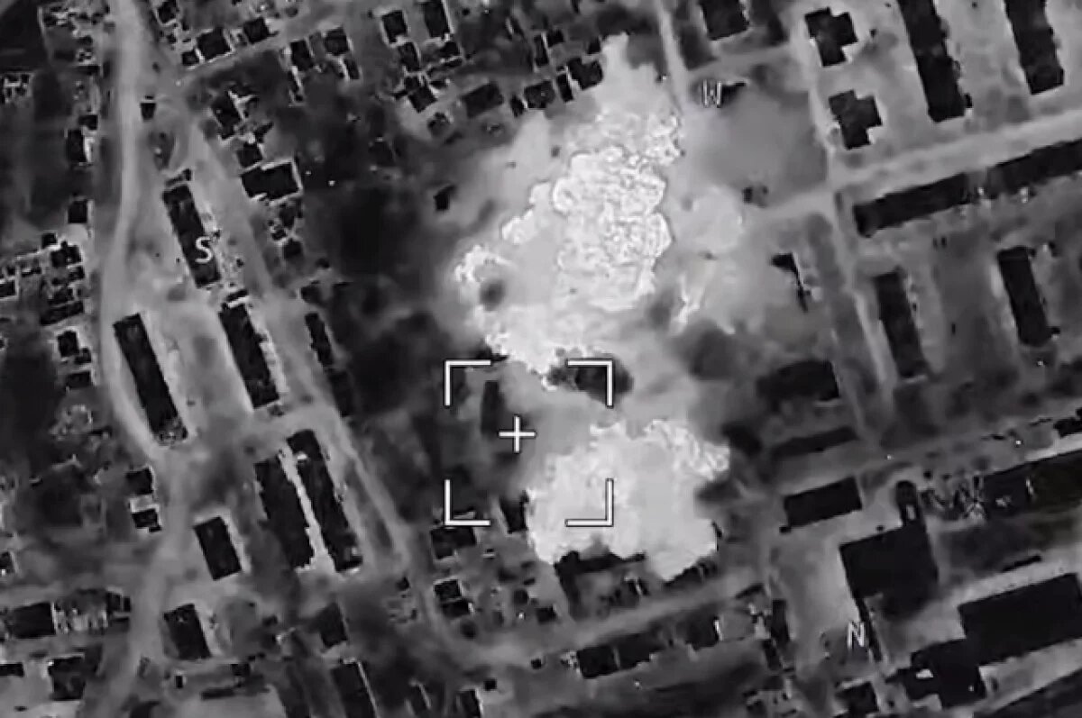    Бомбы поразили боевиков ВСУ, прибывших укреплять оборону в Красном Лимане