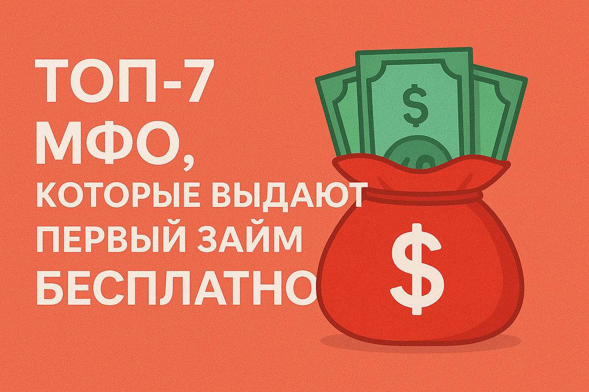 ТОП-7 МФО, которые выдают первый займ новым клиентам бесплатно