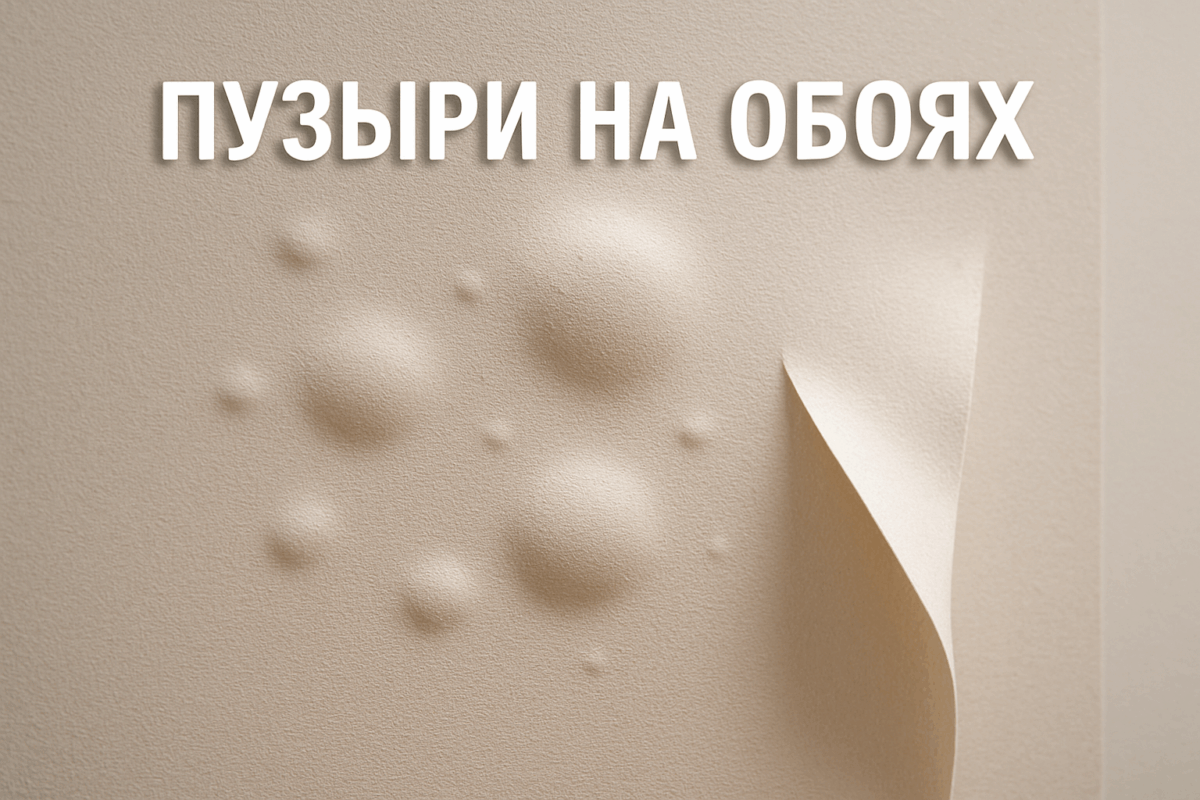    Пузыри на обоях после поклейки — как убрать Михаил Юрьевич