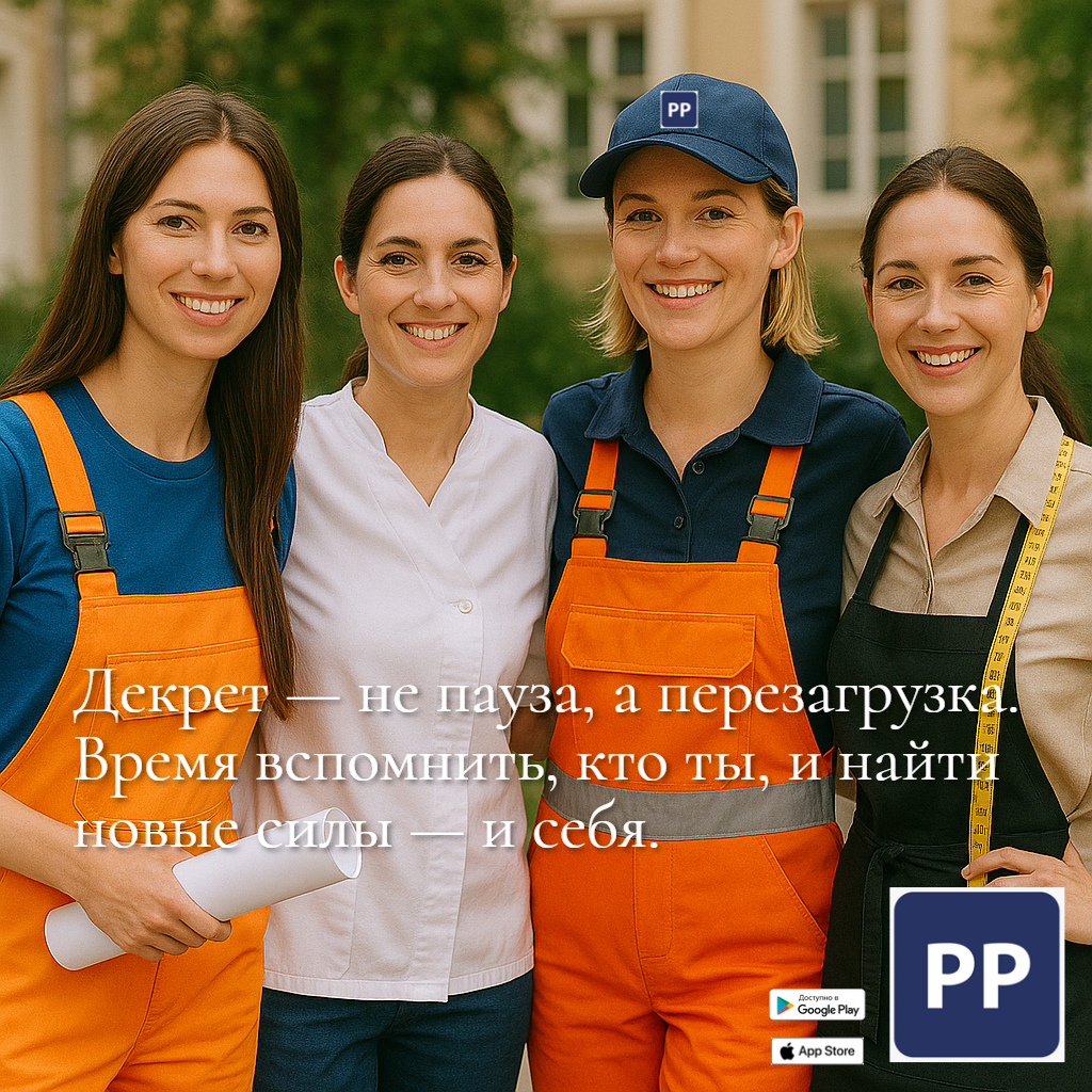 Если ты сейчас в декрете и чувствуешь, что стоишь на паузе — попробуй сделать шаг.
Маленький, но свой.