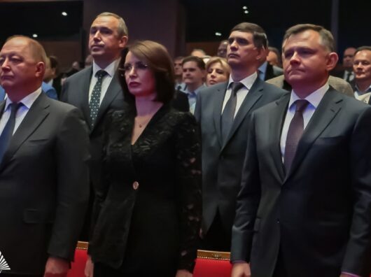    Инна Шевченко и Юрий Слюсарь // фото: пресс-служба ЮФУ