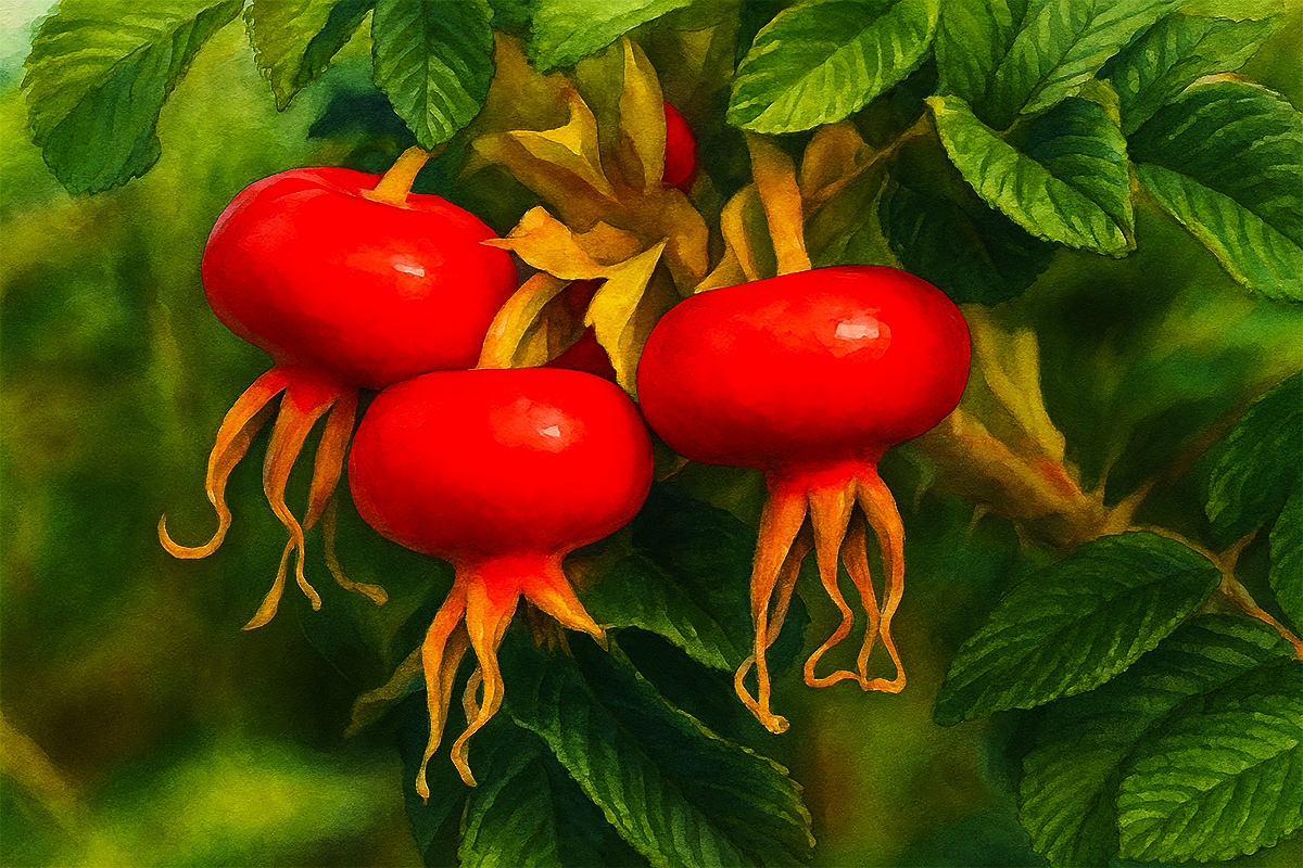 Шиповник: природный источник витаминов и антиоксидантов