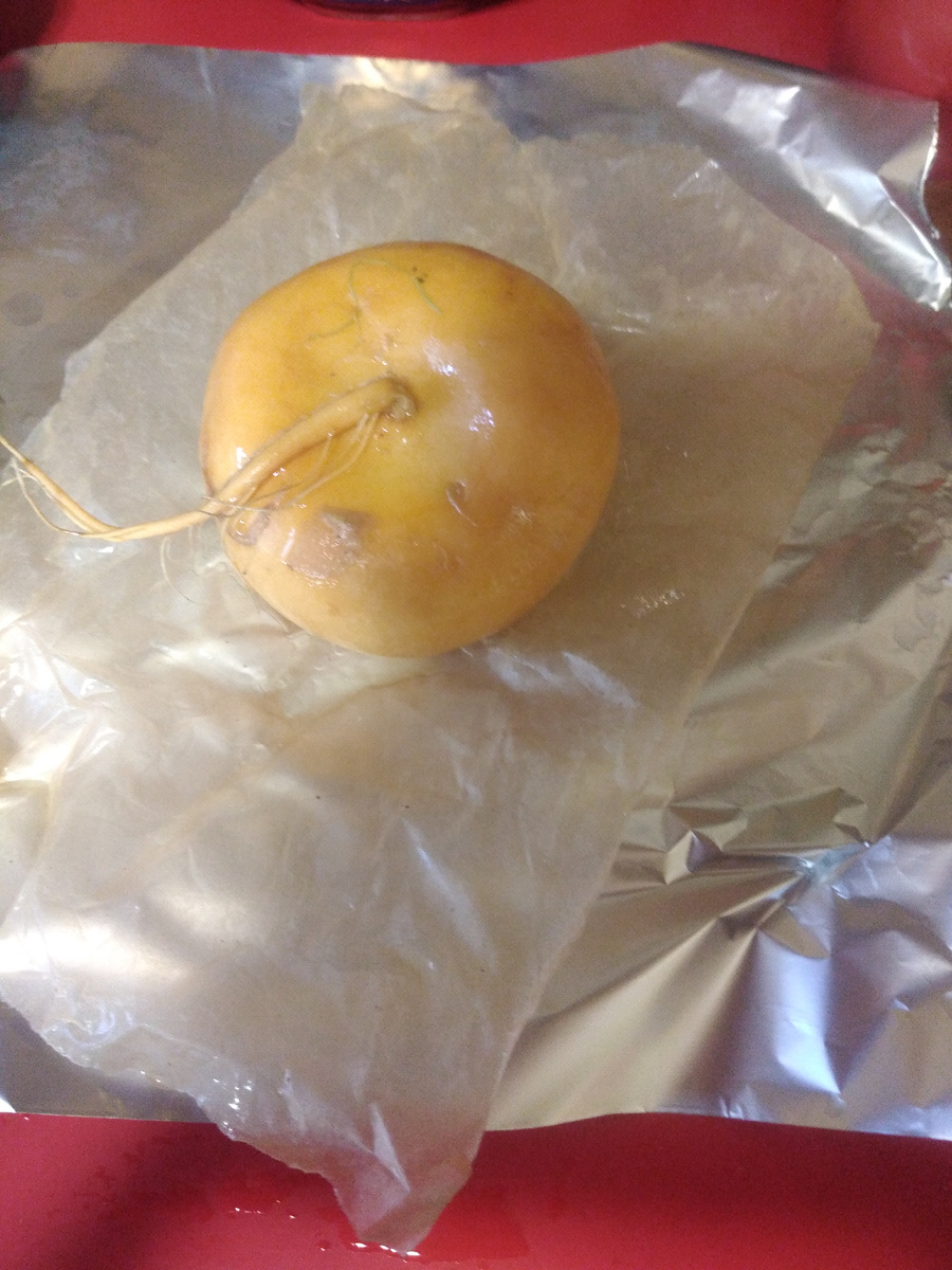 Репа готова к запеканию. Фото на кухне Гармоники