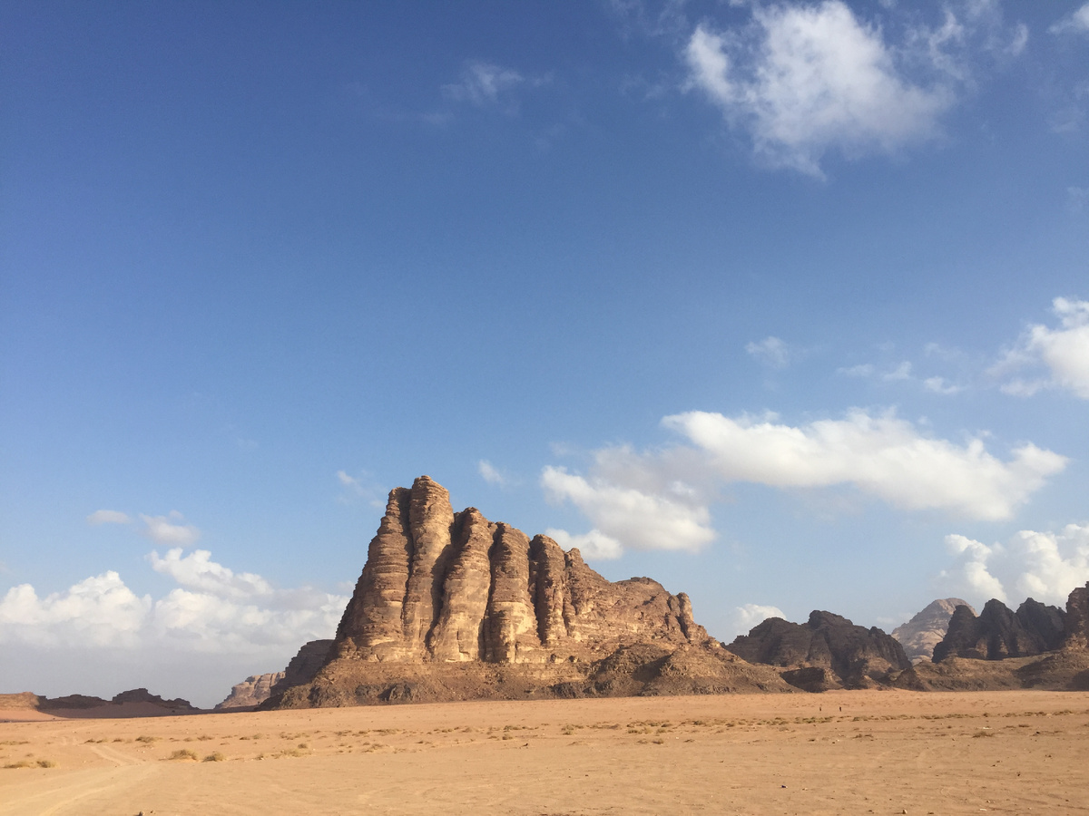 Начало маршрута. Пустыня Вади-Рам, Иордания, ноябрь, 2019