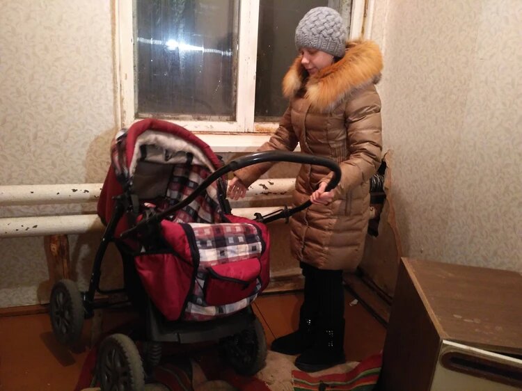 Дочь спала в коляске в 4 метрах от печки. Фото: Светлана Гордеева