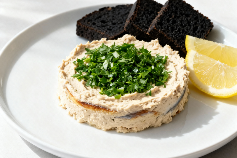 Паштет из копченой скумбрии