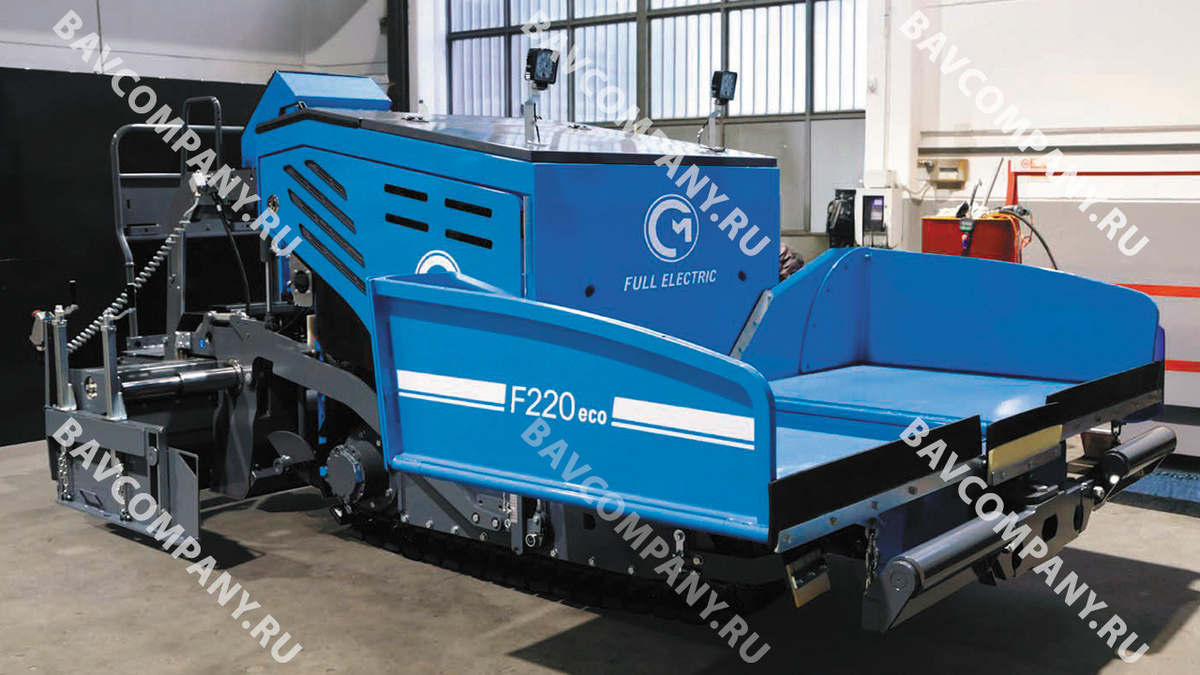 электрический асфальтоукладчик CM F220eco