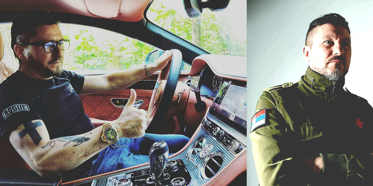 И на Бентли в Москве, и с сербами в Донецке...