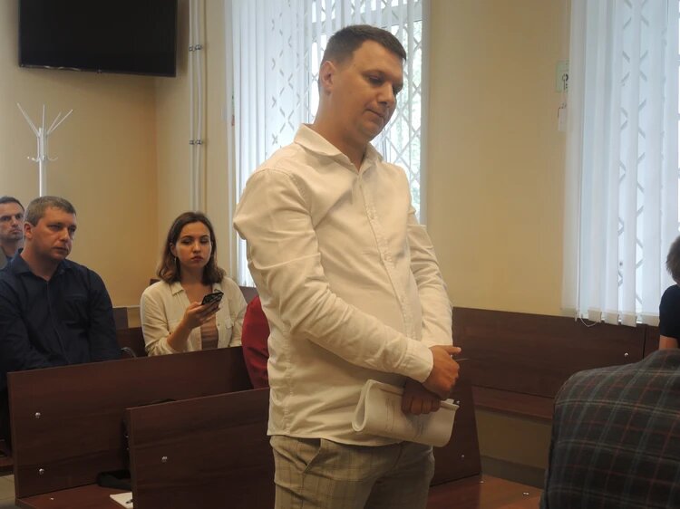 Роман Черепанов в суде. Фото: Алексей Котмышев