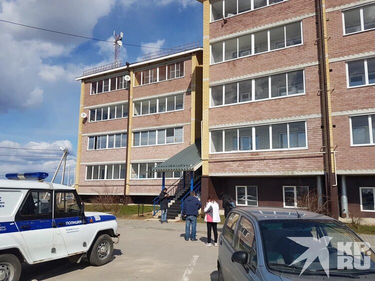 Двор, где произошло убийство