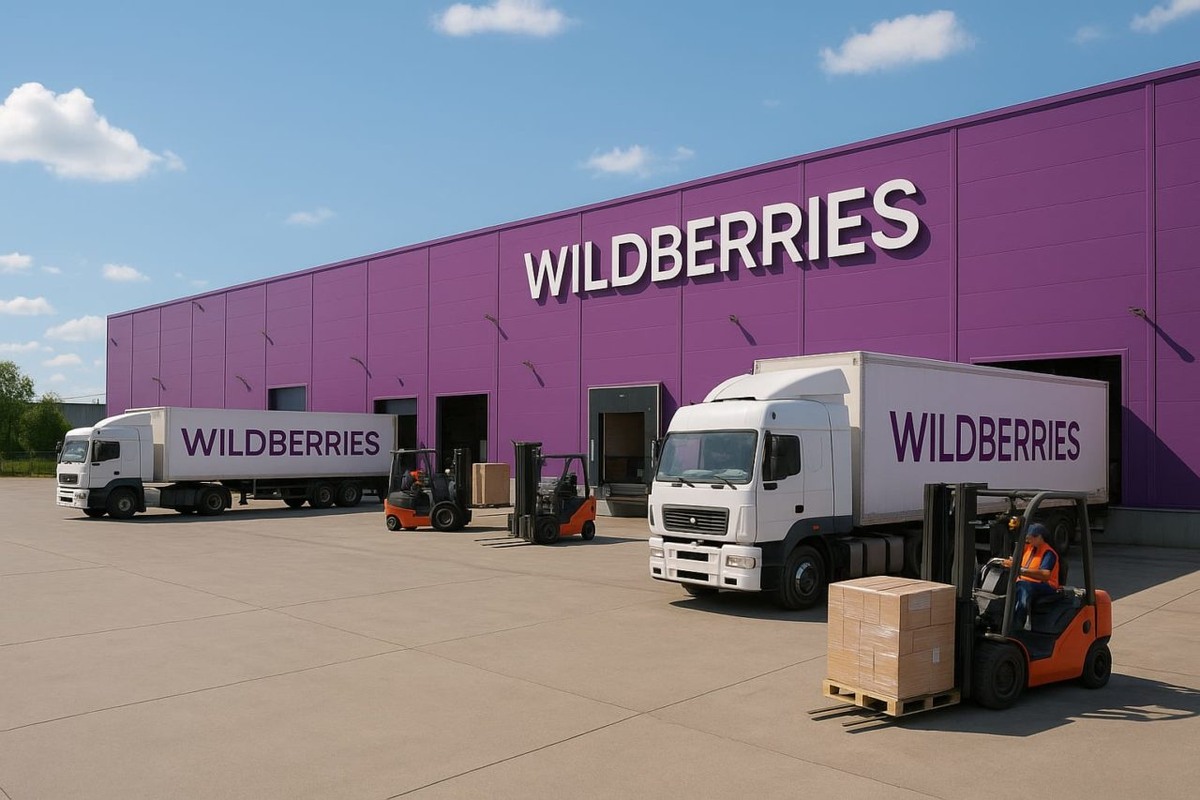    Логистический центр Wildberries. Фото: нейросеть