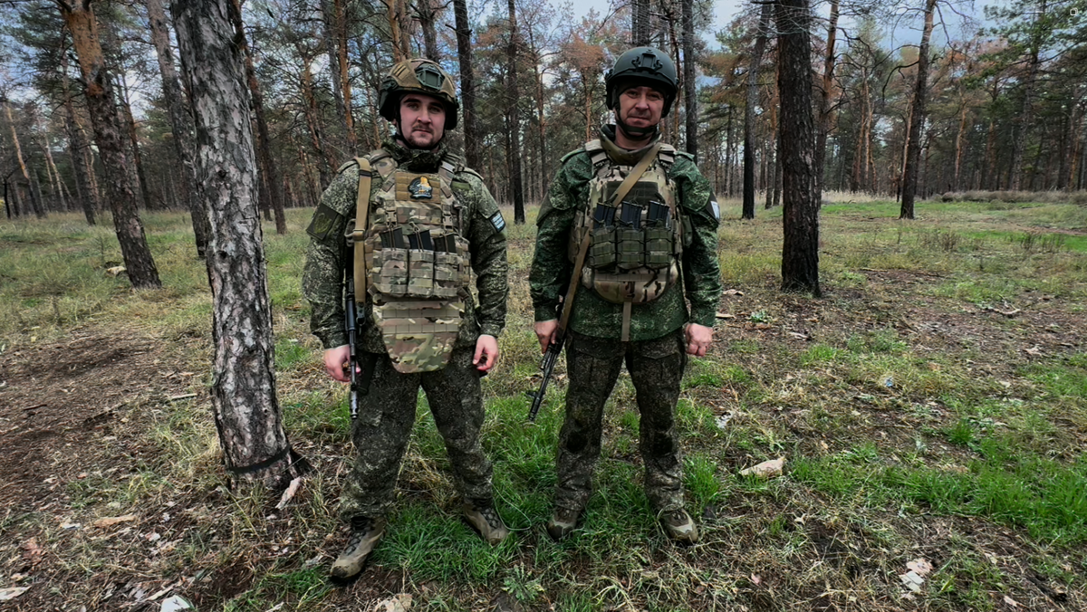 Минометчики батареи с позывными Баллон и Кошмар.